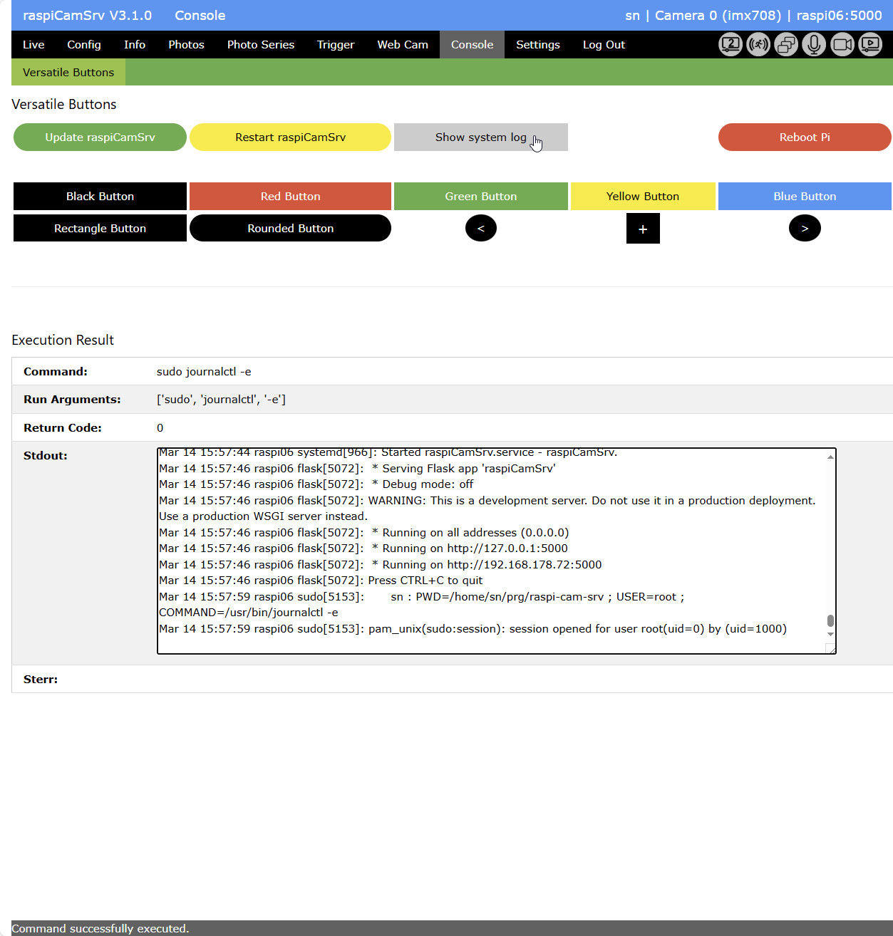 V Button Versatile Buttons - raspiCamSrv V4.7.x Documentation